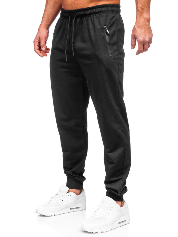 Pantalon jogger de sport pour homme noir Bolf JX6103