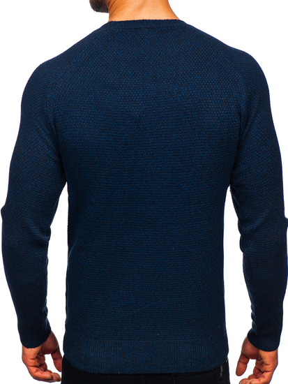 Pull bleu marine homme Bolf H1810