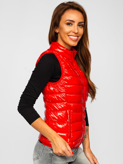 Gilet matelassé pour femme rouge Bolf R0107A