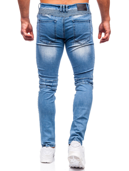 Pantalon en jean regular fit pour homme bleu clair Bolf MP0029BC