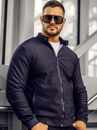 Homme Blouson de transition Bleu foncé Bolf EC955