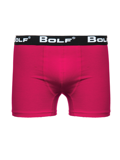 Boxer pour homme rose Bolf 0953-2P 2 PACK
