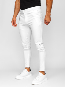 Homme Pantalon chino Blanc Bolf 0059