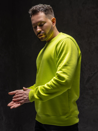 Homme Sweat-shirt Vert-Neon Bolf 2001A1