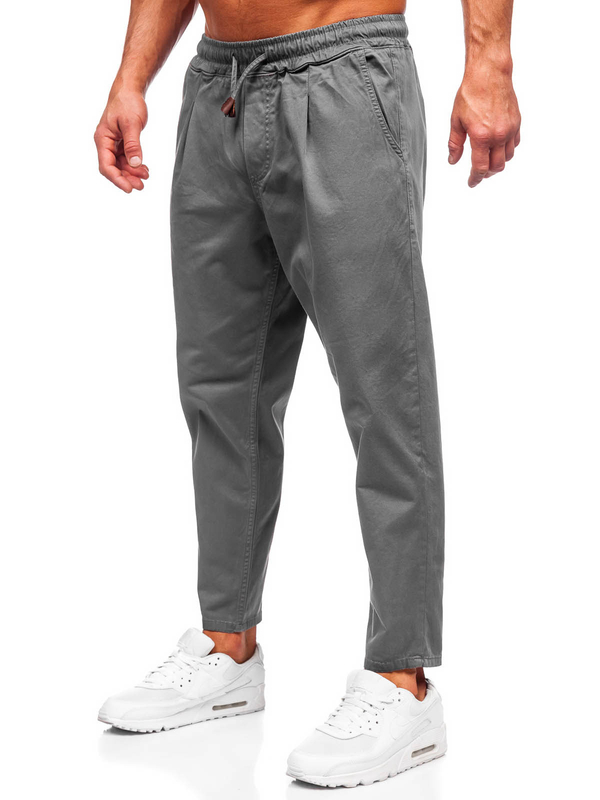 Homme Pantalon chino Gris Bolf 6237