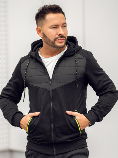 Blouson de transition pour homme noir Bolf KS2149