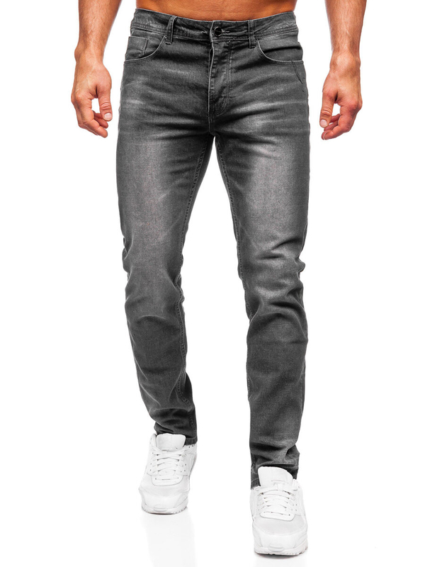 Homme Pantalon en jean slim fit Noir Bolf MP0174GS