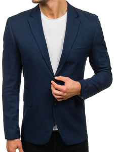 La veste élégante pour homme bleue foncée Bolf 1050