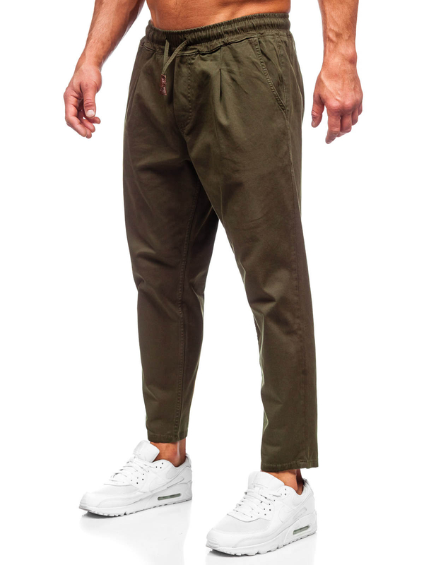 Homme Pantalon chino Khaki Bolf 6237