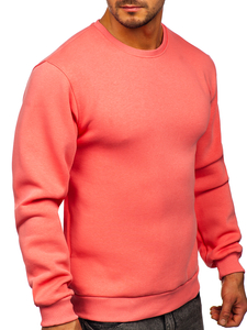 Sweat-shirt corail sans capuche pour homme Bolf 2001  