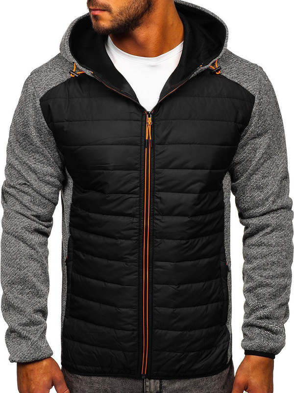 Blouson de transition pour homme gris Bolf KS2155