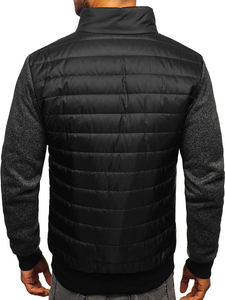 Le blouson de transition pour homme noir Bolf TY50