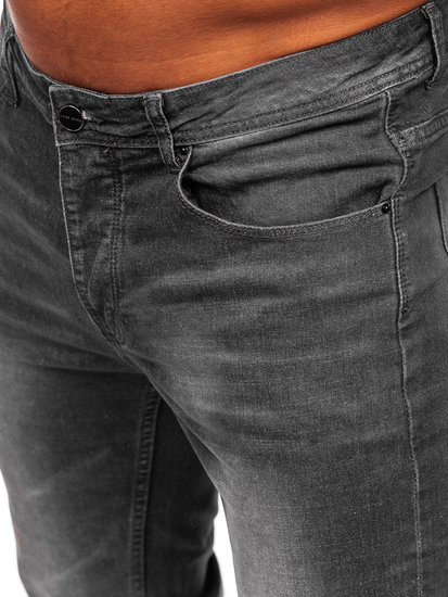 Homme Pantalon en jean slim fit Noir Bolf MP0174GS