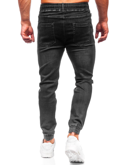 Homme Pantalon jogger en jean Noir Bolf 9070