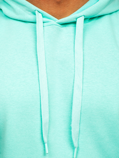 Sweat-shirt menthe kangourou à capuche pour homme Bolf B1004