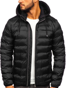 Blouson pour homme d'hiver noir Bolf 5332