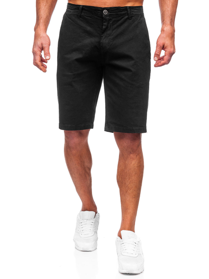 Short en tissu pour homme noir Bolf JX7511