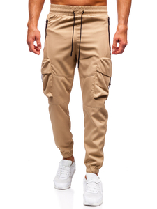 Homme Pantalon de jogging cargo Beige Bolf HSS299