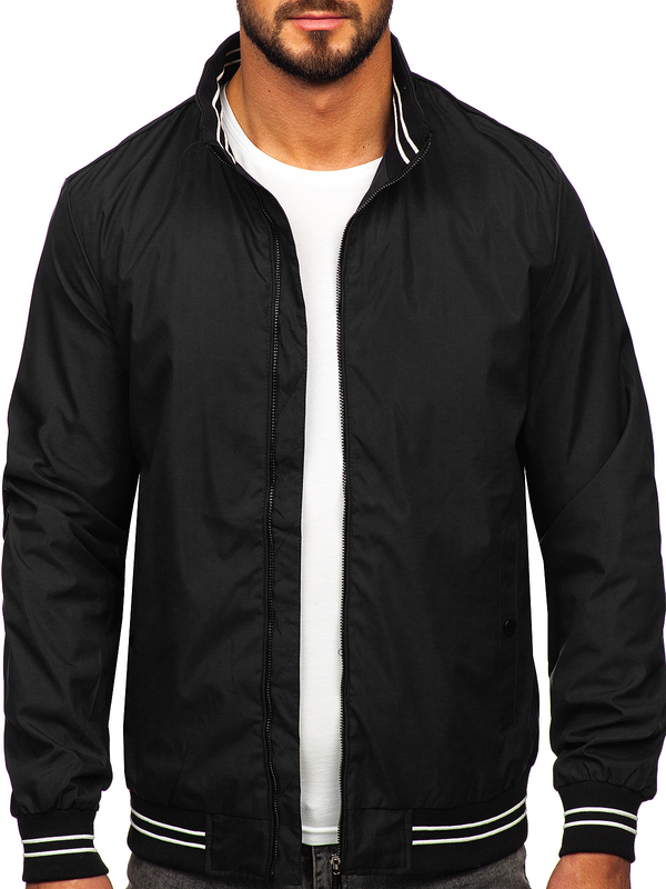 Blouson de transition pour homme noir Bolf 7345
