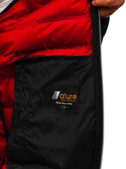 Blouson pour homme d'hiver noir Bolf 5332