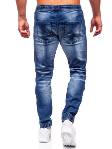 Homme Pantalon de jogging en jean Bleu foncé Bolf MP0118BS