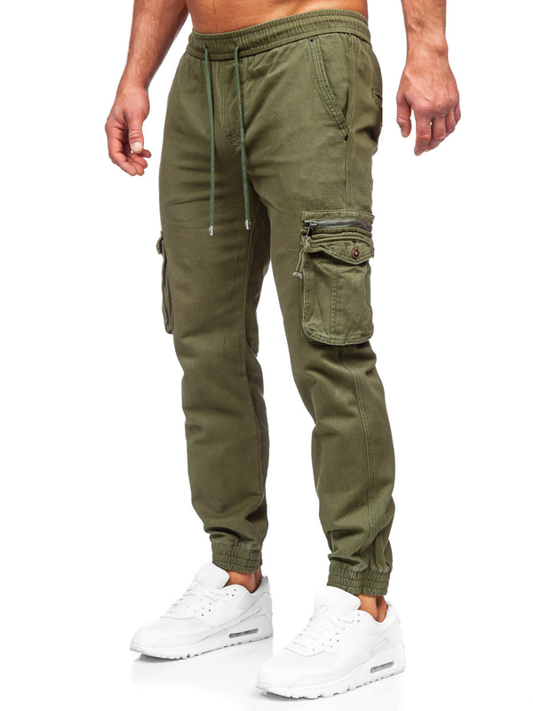 Pantalon jogger cargo pour homme kaki Bolf MP0181MV