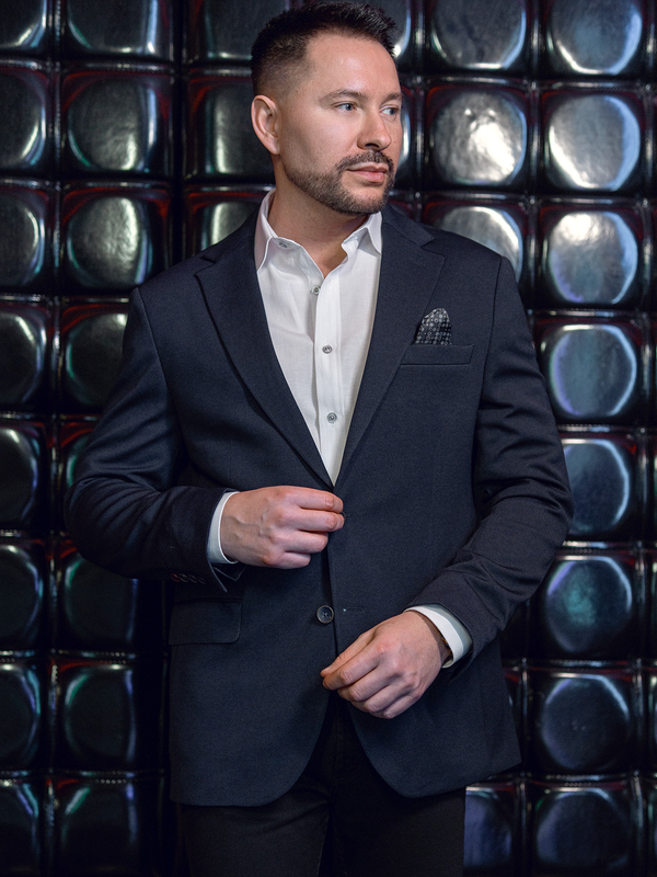 Veste de costume homme casual bleu encre Bolf 24401-1