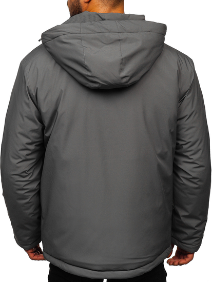 Blouson d'hiver sportif pour homme graphite Bolf HH011
