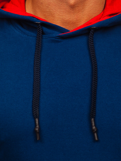 Sweat-shirt à capuche pour homme indigo Bolf 145369
