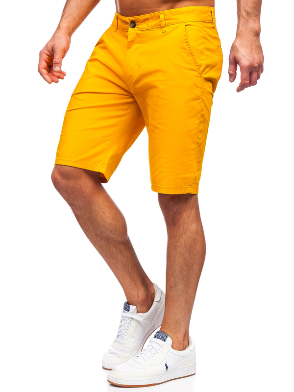 Short jaune pour homme Bolf 1140