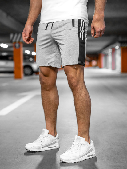 Pantalon de survêtement gris homme Bolf 68006A