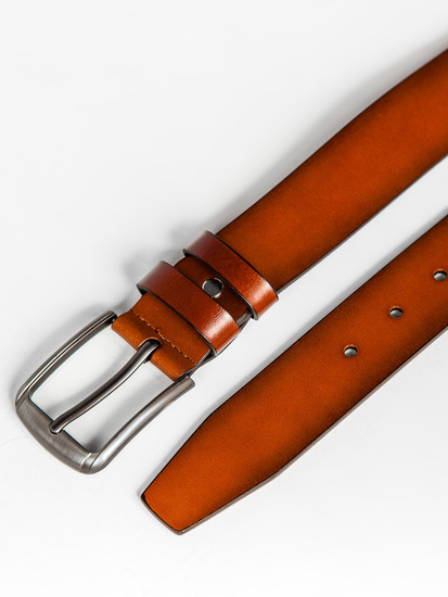 Homme Ceinture en cuir Marron Bolf 831