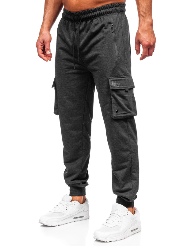Homme Pantalon de jogging cargo Graphite Bolf JX6360