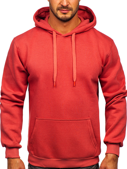 Sweat-shirt corail kangourou à capuche pour homme Bolf B1004