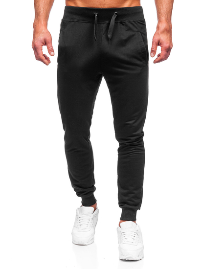 Pantalon jogger pour homme noir Bolf XW02