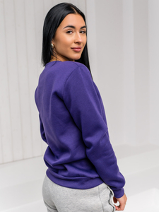 Femme Sweat-shirt Violet Bolf W01A1