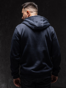 Homme Sweat-shirt à capuche avec fermeture Encre Bolf 2008A1