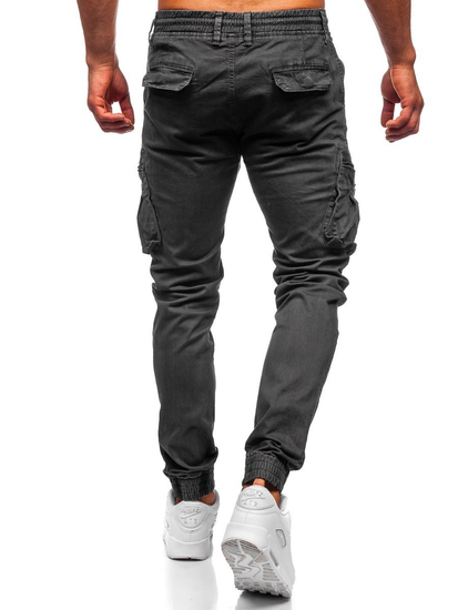 Pantalon jogger cargo pour homme graphite Bolf 8983