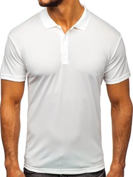 Polo pour homme blanc Bolf HS2005