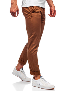 Pantalon chino pour homme marron Bolf 1146