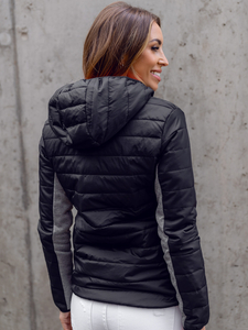 Veste de transition femme Sweat-shirt/veste de sport noir Bolf KSW4006A