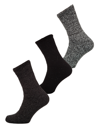 Homme Chaussettes thermiques épaisses d'hiver Multicolore-3 Bolf A8990-2-3P 3PACK