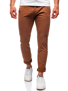 Pantalon chino pour homme marron Bolf 1146