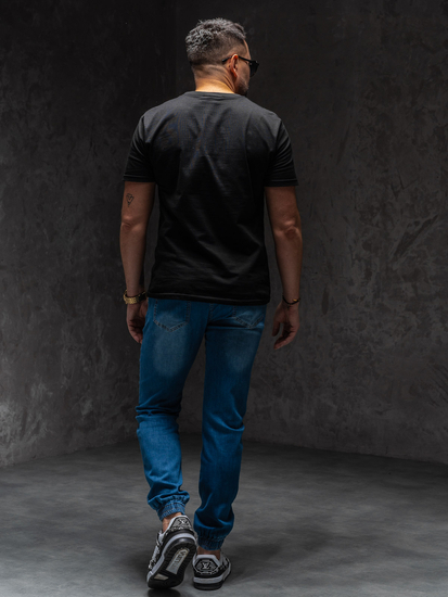 Homme Pantalon de jogging en jean Bleu Bolf 8153A1