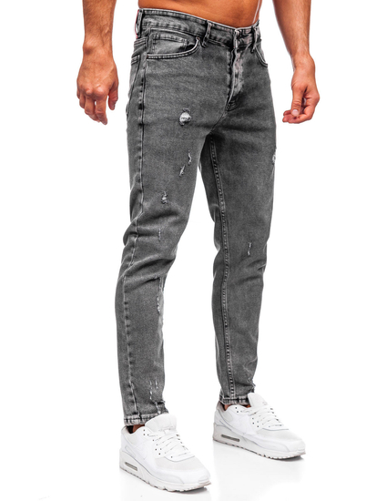 Homme Pantalon en jean slim fit Graphite Bolf 6642