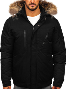 Homme Blouson d'hiver Noir Bolf 62M9515