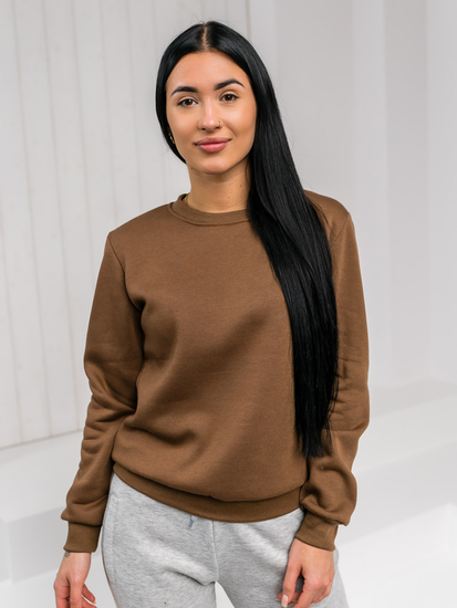 Femme Sweat-shirt Chocolat Bolf W01A1