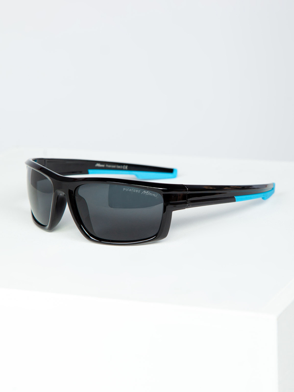 Lunettes de soleil noir-bleu Bolf MIAMI7