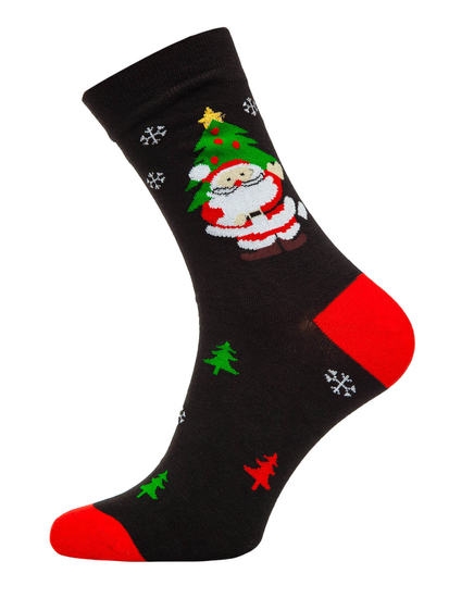 Homme Chaussettes avec le thème de Noël Multicolore-1 Bolf M898-7P-1 7 PACK