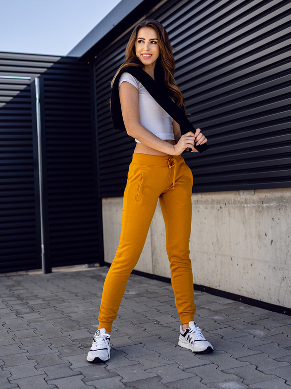 Pantalon de sport pour femme camel Bolf CK-01B